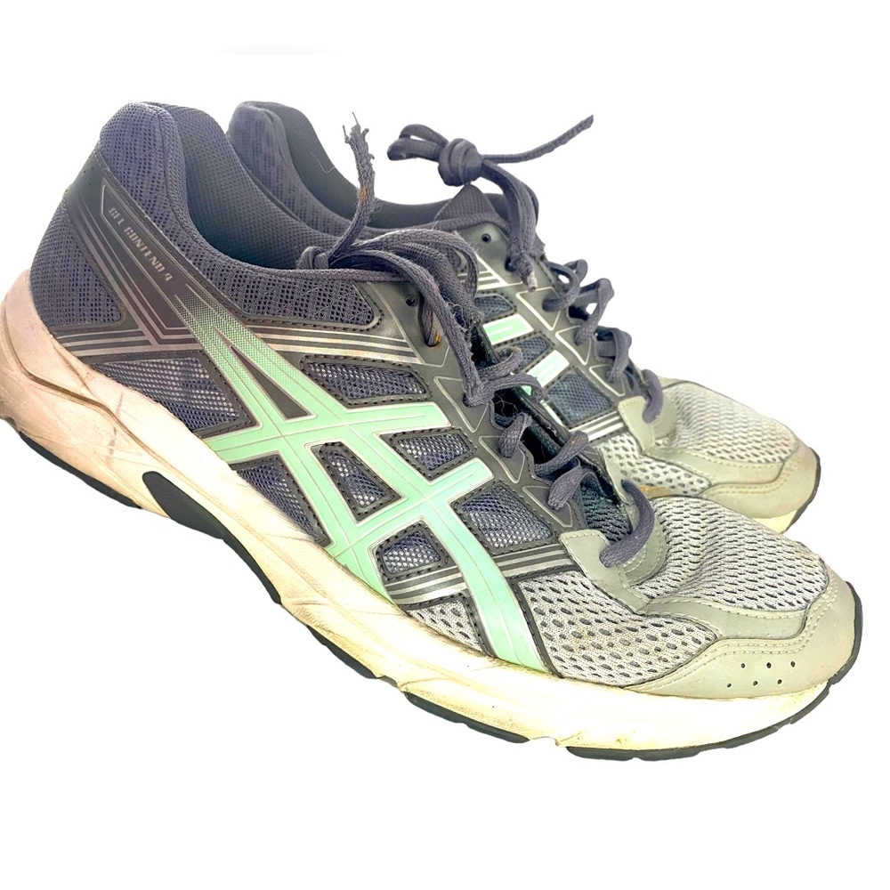 ASICS Women’s Running Shoes Size 11 Grey & Blue - Picture 2 of 4